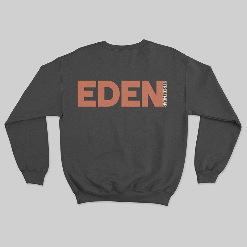 Sweat EDEN Streetwear Black/Orange
