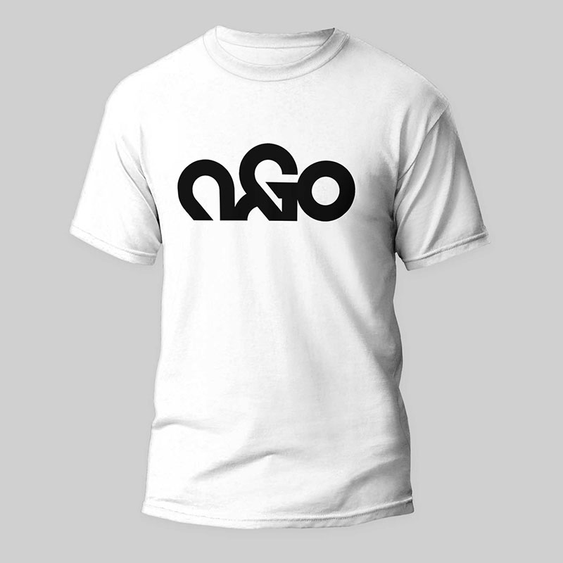 T-shirt A&O White/Black
