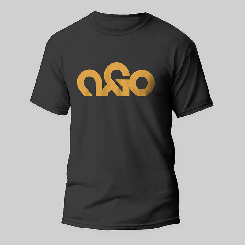 T-shirt A&O Orange/Grey