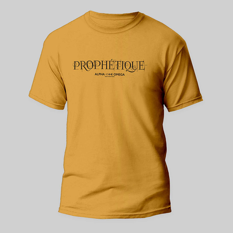 T-shirt Prophétique Gold/Black